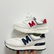 Mowa Winter New Style Fleece-Lined White Sneakers Casual Student Sports Shoes Unisex Couple Style Lightweight Running Shoes