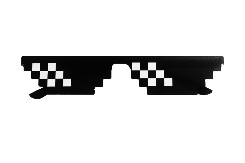 Người đàn ông mới và phụ nữ thời trang cá tính nhỏ hộp khảm mã hóa pixel sunglasses yếu tố thứ hai nạp mosaic kính