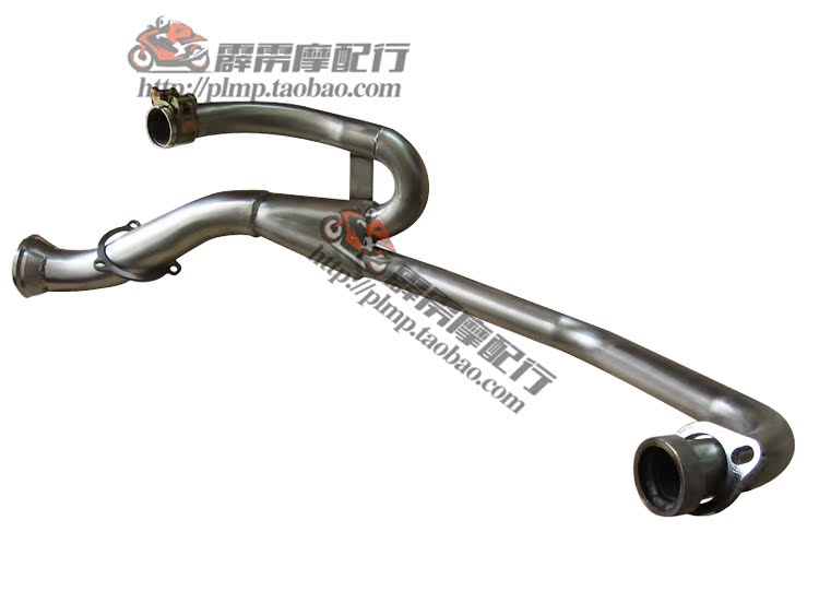 Ống xả xe máy Honda VTR250 kiến ​​nhỏ sửa đổi ống xả phía trước Phần mới bằng thép không gỉ phần đầy đủ phần trước - Ống xả xe máy bô xe máy exciter 150