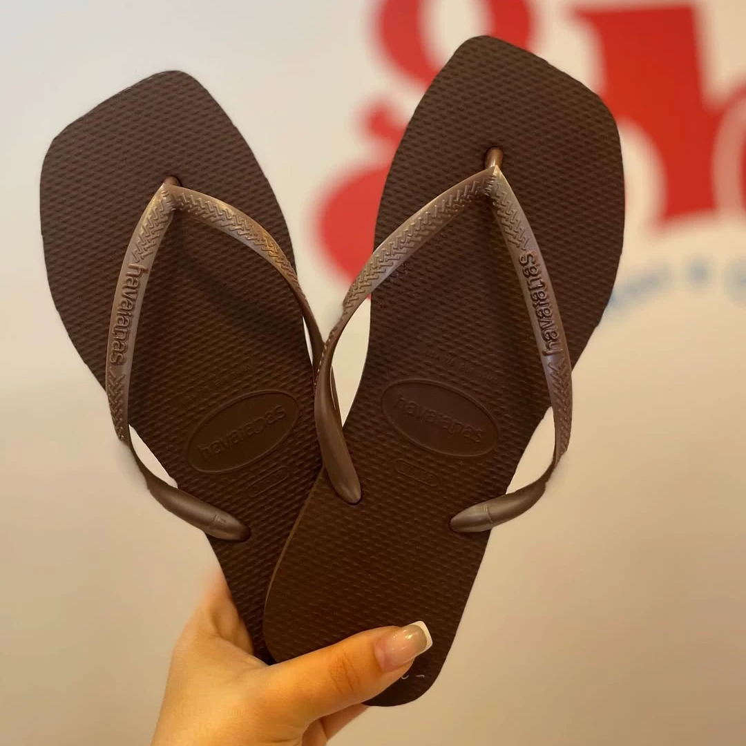 [Оригинальные сланцы Havana Havaianas женские шлепанцы с узкой подошвой противоскользящие]