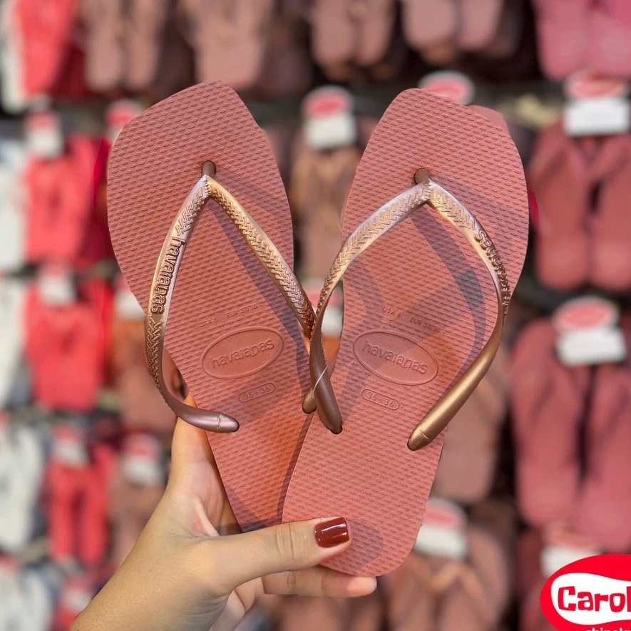 [Оригинальные сланцы Havana Havaianas женские шлепанцы с узкой подошвой противоскользящие]