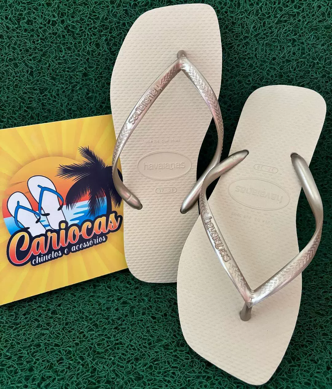 [Оригинальные сланцы Havana Havaianas женские шлепанцы с узкой подошвой противоскользящие]