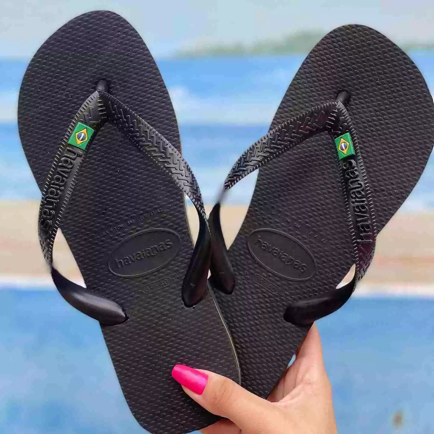 [Оригинальные сланцы Havana Havaianas женские шлепанцы с узкой подошвой противоскользящие]