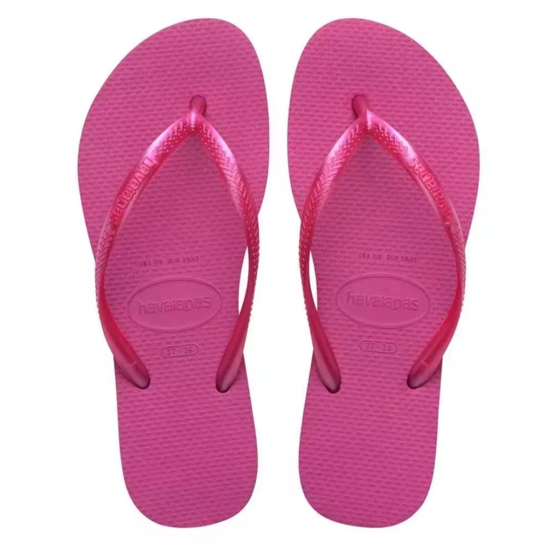 [Оригинальные сланцы Havana Havaianas женские шлепанцы с узкой подошвой противоскользящие]
