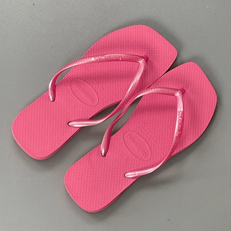 [Оригинальные сланцы Havana Havaianas женские шлепанцы с узкой подошвой противоскользящие]