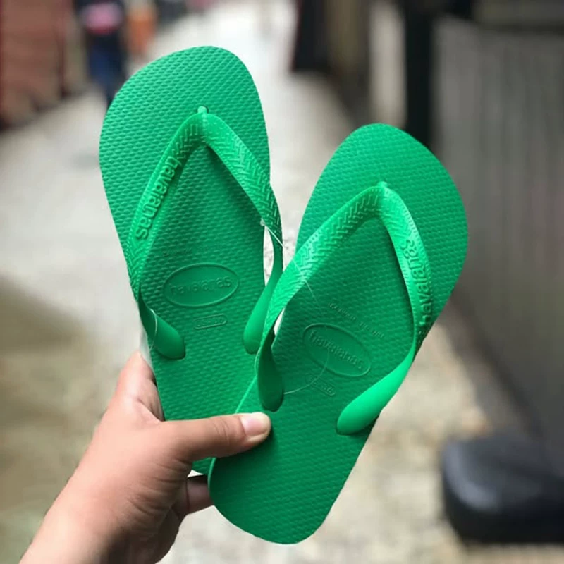 [Бразилия havaianas вьедо Хаваана TOP мужская/женская парные резиновые шлепанцы межплатформенные]