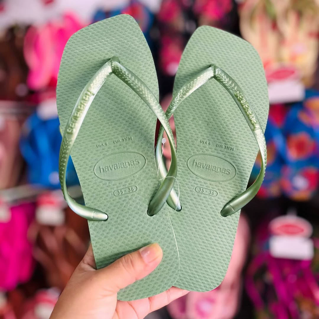 [Оригинальные сланцы Havana Havaianas женские шлепанцы с узкой подошвой противоскользящие]