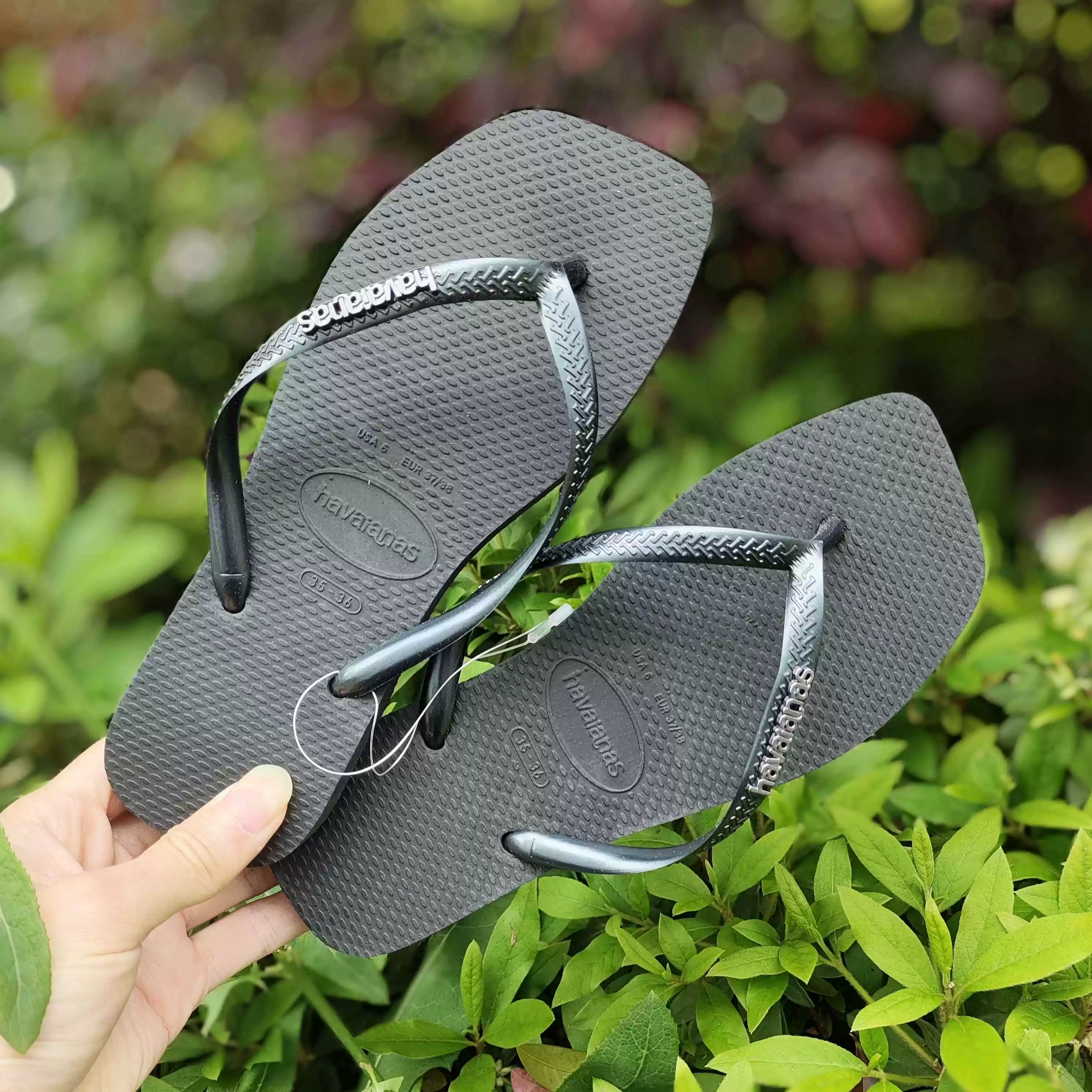 [Оригинальные сланцы Havana Havaianas женские шлепанцы с узкой подошвой противоскользящие]