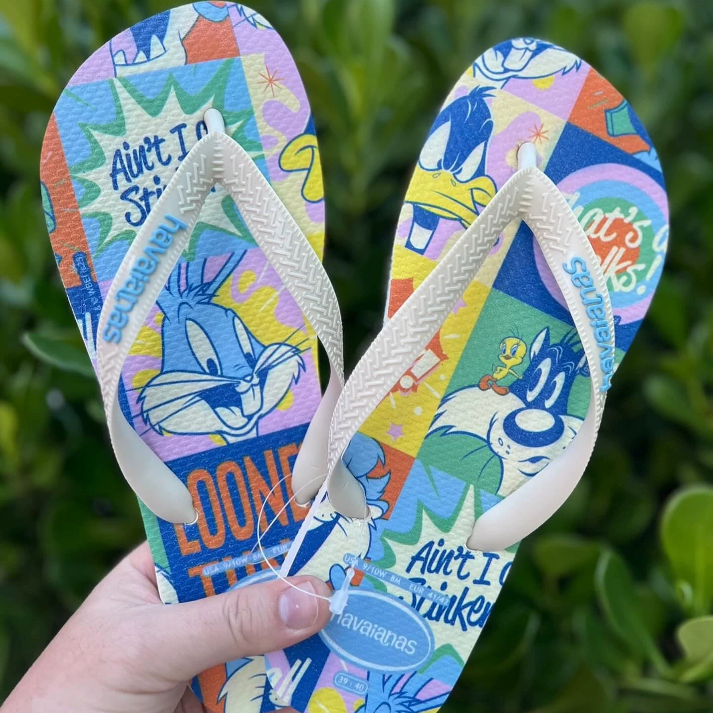 Havaianas Warner Bros. Том и Джерри нескользящие плоские шлепанцы Гарри Поттер
