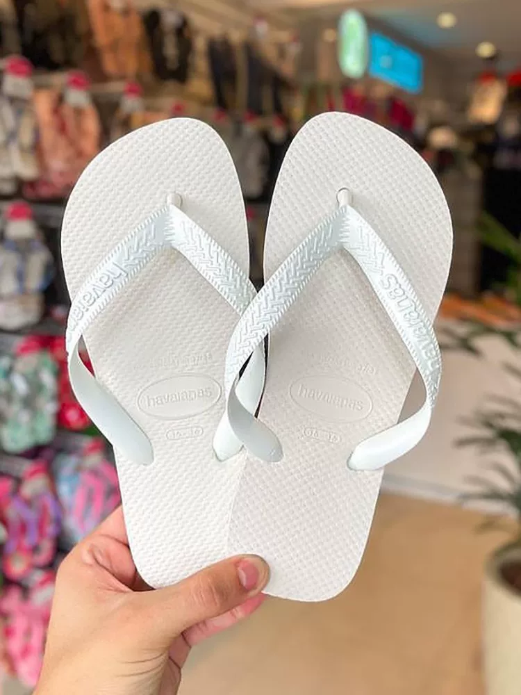 [Оригинальные сланцы Havana Havaianas женские шлепанцы с узкой подошвой противоскользящие]