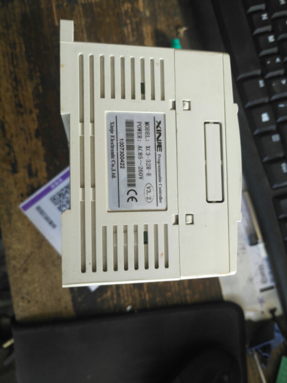 Disassembly letter PLC XC3-32R-E function normal physical shooting