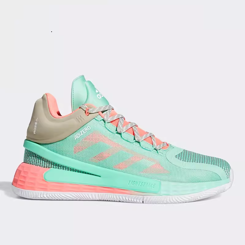 Adidas D Rose 11 Men's High-Top Rose Non-Slip, Wear-Resistant, Shock-Absorbing Practical Basketball Shoes Fz1274