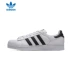 Giày thể thao nữ Adidas clover Giày thông thường SUPERSTAR vỏ trắng nguyên chất giày thể thao nam B27136 giày tập gym nữ Dép / giày thường