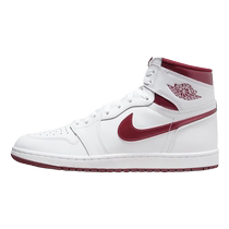 Nike mens shoes Air Jordan 1 High 85 AJ1 white and red high-top retro basketball shoes BQ4422-161
