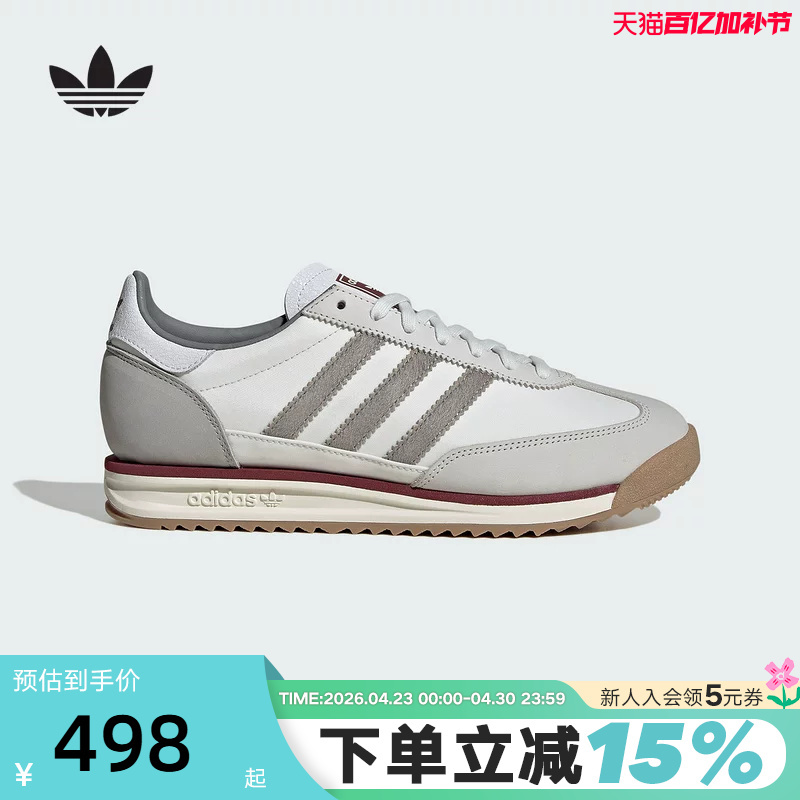 Adidas Adidas Clover T-Toe Shoes Autumn Men's and Women's Sl 72 Rs Retro Sneakers Jr8086