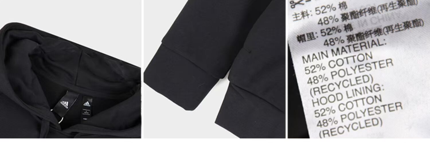 Adidas Adidas Womens 2019 Mùa hè Mới Quần áo thể thao trùm đầu Áo len giản dị Áo thun S97081 - Thể thao lông cừu / jumper áo khoác nỉ nữ có mũ