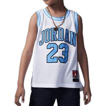 JORDAN Nike childrens tops mens and womens same style childrens vest sports loose sleeveless T-shirt DO1967-101
