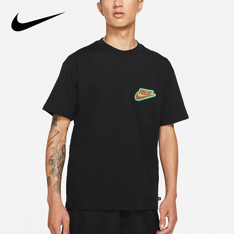 NIKE Nike short-sleeved men's clothing 2022 summer new round neck sports casual comfortable T-shirt DJ1563-010