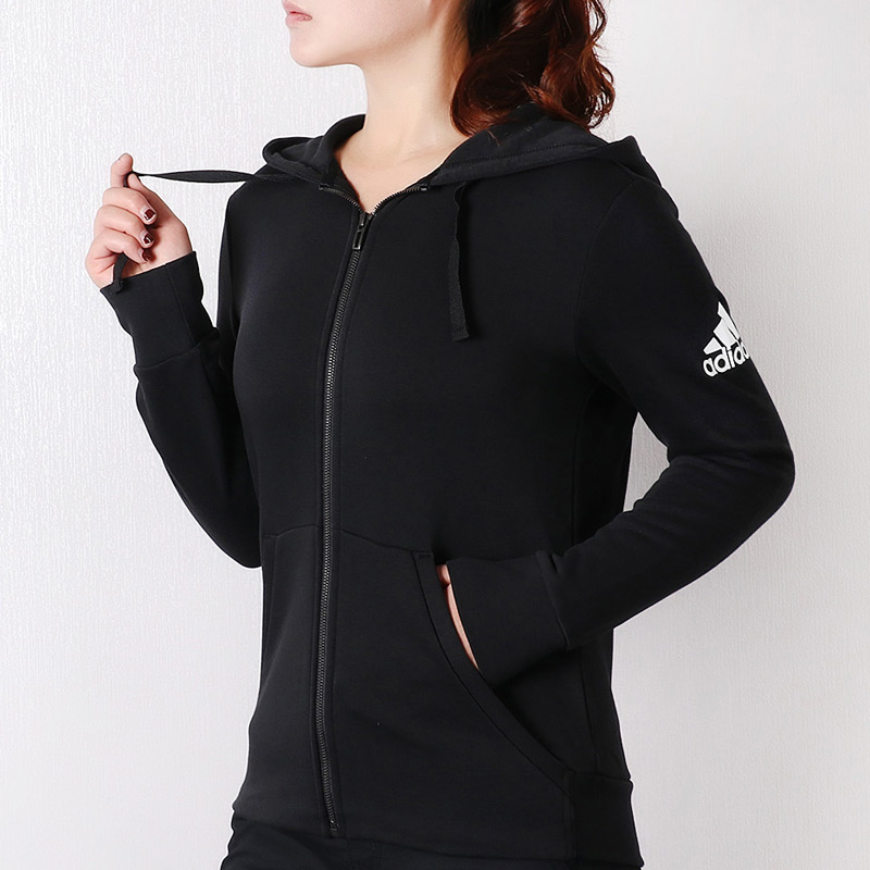 Pera eximir Señal Adidas Adidas women's 2019 spring new hooded knitted training sportswear jacket S97085 Pera eximir Señal Adidas Adidas women's 2019 spring new hooded knitted training sportswear jacket S97085