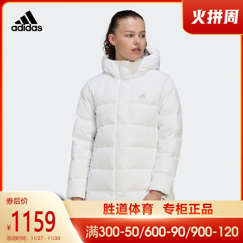 Áo khoác xuống của Adidas dành cho nữ 2020 mùa đông mới ngoài trời thể thao giản dị áo khoác GE9992 - Thể thao xuống áo khoác