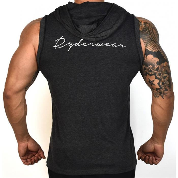 Cơ bắp brothers vest nam stretch thở không tay thể thao tập thể dục trùm đầu vest thời trang giản dị vest đáy áo áo khoác thể thao nữ