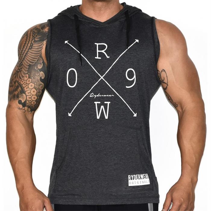 Cơ bắp brothers vest nam stretch thở không tay thể thao tập thể dục trùm đầu vest thời trang giản dị vest đáy áo áo khoác thể thao nữ