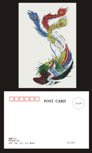 Phoenix map postcard 11 version (can be made Phoenix personalized stamps limit sheet) -Taobao