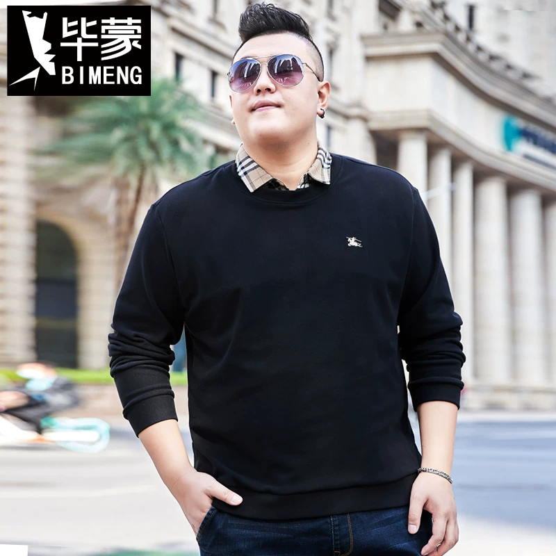 毕蒙 Autumn long-sleeve, set, T-shirt, plus size