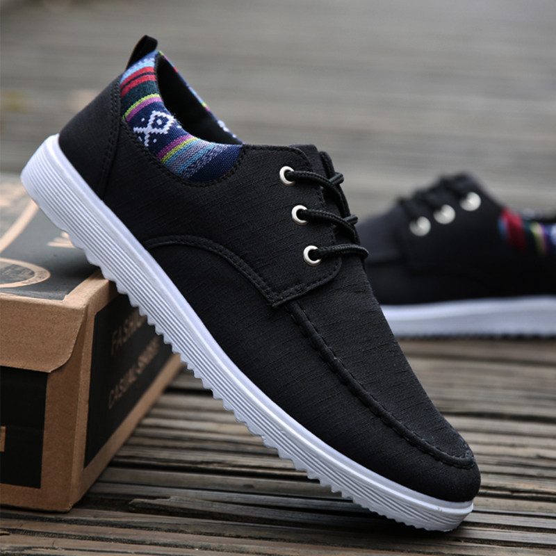 Spring new men's sneakers Korean version of the trend casual shoes men's shoes canvas shoes student sports shoes all-match trendy shoes