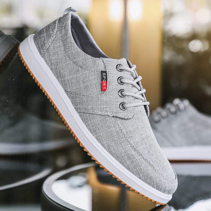 Men's shoes 2022 spring new trendy shoes men's breathable casual sports shoes students lace up Korean style trendy sneakers