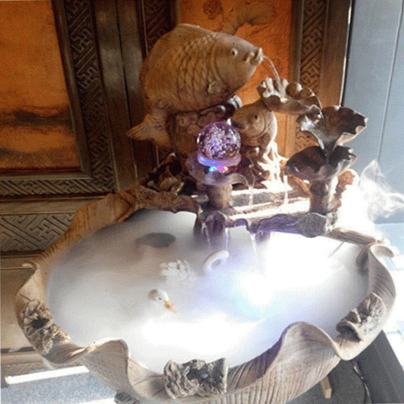 View-making atomizer mist atomization head fog mass with wet nebulizer spray head bonsai mist 12 white light water mist