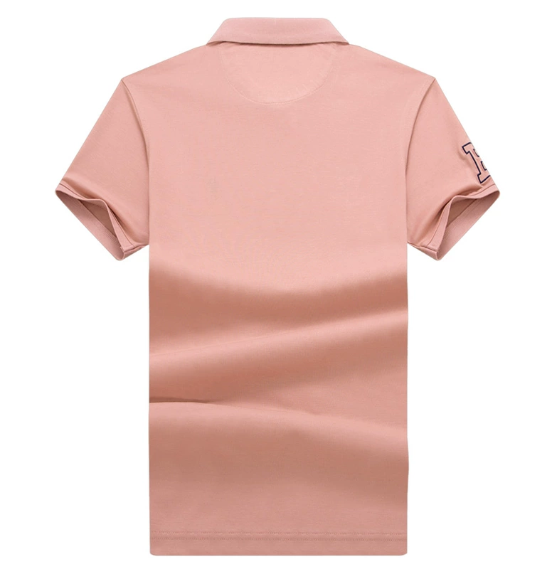 Thương hiệu quốc tế quần áo nam tên lớn cotton ve áo nam Áo thun ngắn tay châu Âu và Mỹ thương hiệu áo sơ mi POLO thủy triều phong cách Hồng Kông - Polo t shirt polo