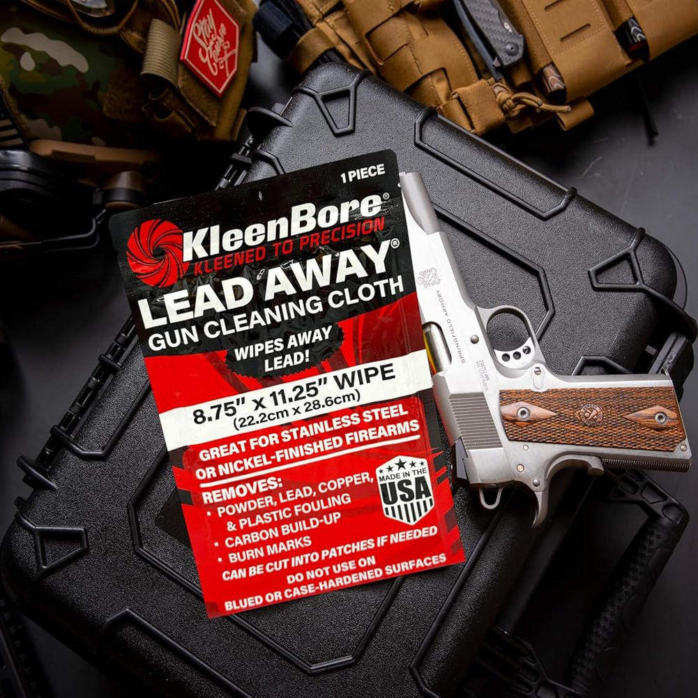 🔥枪械清洁新利器，Kleenbore Lead Away Gun Cleaning Cloth 枪械清洁除铅布，让清洁变得更简单！🌟-模型制作