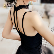 Belly dance practice clothing 2019 spring and summer new top beauty back suspender sexy inner dance base female adult