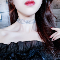 Belly dance 2019 new show accessories Adult stretch collar Sequin mesh collar dupiwu accessories