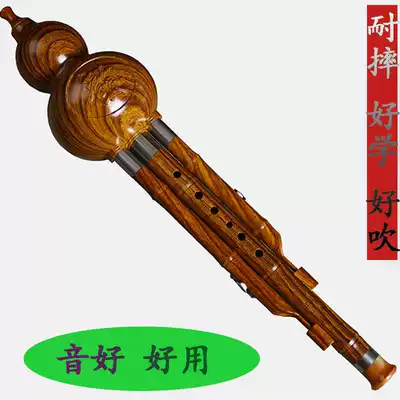 Yunnan new musical instrument Hulusi resin C Drop B adjustment anti-fall push high-quality learning children adult introductory self-study