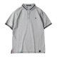 Lò sưởi nam mùa hè thêu áo polo Nhật Bản cổ áo retro ve áo ngắn tay áo thun nam polo áo sơ mi - Polo áo polo trắng