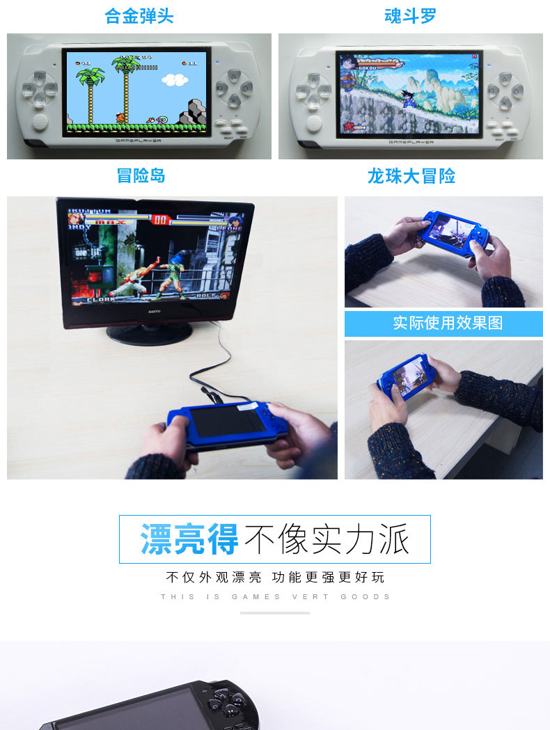Mát mẻ trẻ em X6PSP trò chơi màn hình màu cầm tay hỗ trợ tải về GBA NES cổ điển hoài cổ FC trẻ em của câu đố cầm tay máy chơi game cầm tay nintendo