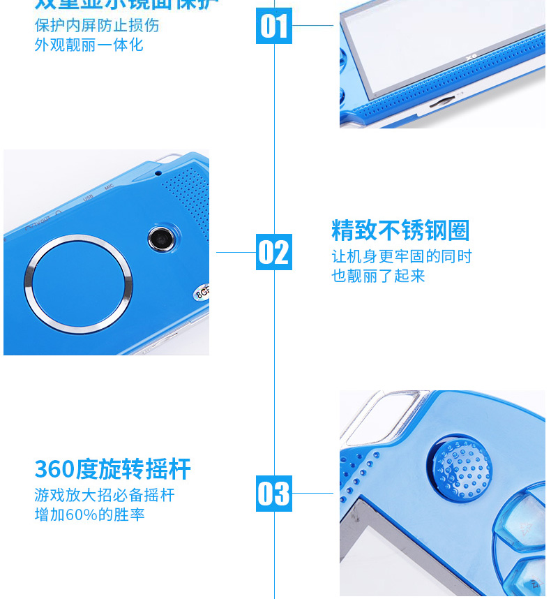 Mát mẻ trẻ em X6PSP trò chơi màn hình màu cầm tay hỗ trợ tải về GBA NES cổ điển hoài cổ FC trẻ em của câu đố cầm tay máy chơi game cầm tay nintendo