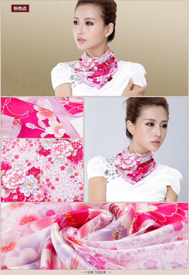 Foulard pour Femme en De la soie - Ref 3161040 Image 14