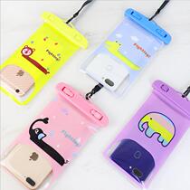 Rainbow Run with mobile phone Waterproof Dust Bag Cartoon Pattern Color Random