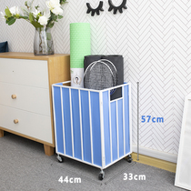 Yoga mat toy ball storage rack home fitness large capacity foldable tool storage rack storage basket clothes