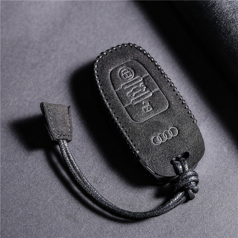 Suitable for 2019 high-end hand flip Audi A6L car key case Q5 A8L A5 A4L TT leather