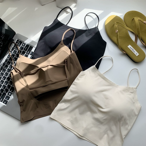 Топ с чашечками, защитное белье, топ без лямок, базовое сексуальное белье для повседневной носки, майка топ, эффект подтяжки