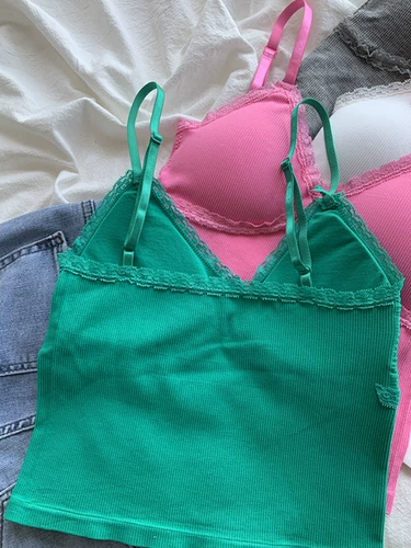 Летняя верхняя одежда, красивая спина, сексуальный и милый горячий топ, базовые кружева и нагрудники, небольшой жилет для внутренней женской одежды.