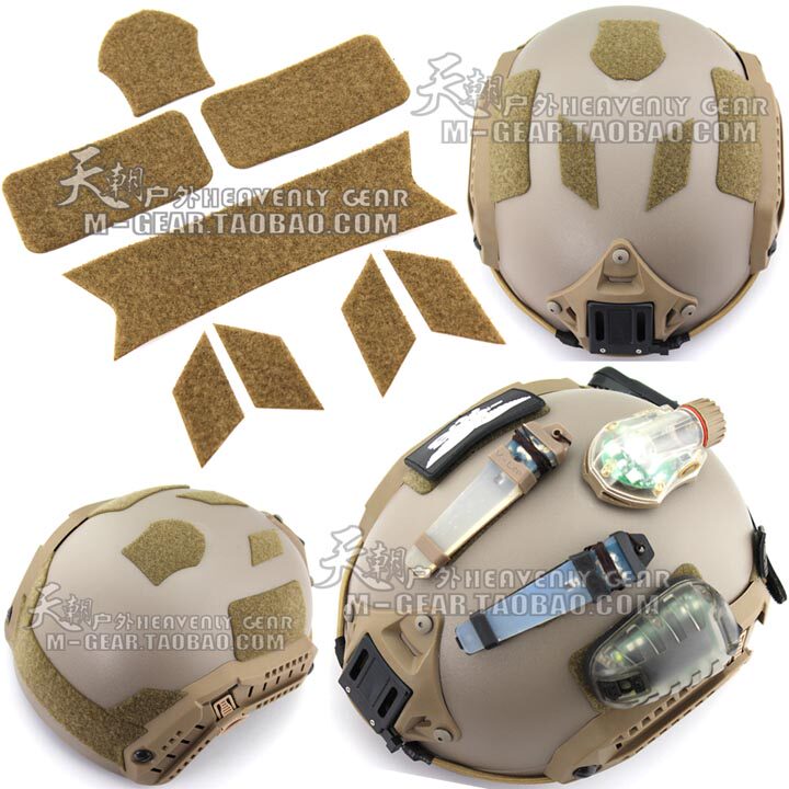 OPS CORE FAST BALISTIC BJ PJ MARITIME TACTICAL SAFETY HELMET UPGRADE MAGIC STICK CLAY COLOR