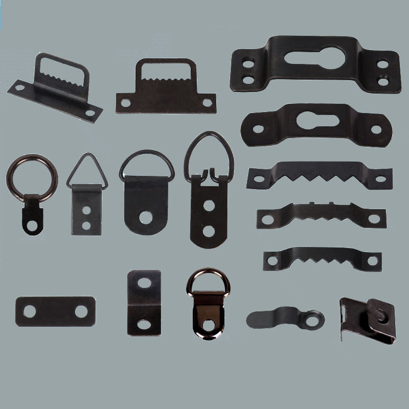 Black Metal Picture Frame Hooks, Sawtooth Hooks, Hidden Hanging Rings, Decorative Painting Oil Painting Frame, Wedding Photo Hooks, Mirror Frame Accessories Black Metal Picture Frame Hooks, Sawtooth Hooks, Hidden Hanging Rings, Decorative Painting Oil Painting Frame, Wedding Photo Hooks, Mirror Frame Accessories