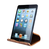 Solid wood tablet stand imported walnut wood manual simple general wood creative surface multi-function stent