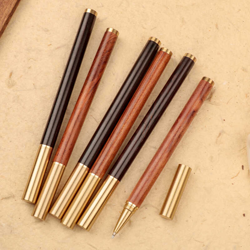 Wooden craftsmanship pen custom engraved gift pen cap