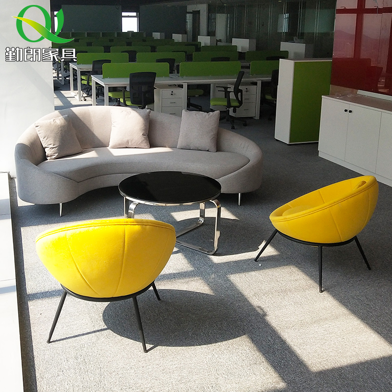 Minimalist Hyundai 2 3 4 people fashion guests receive tea table composition office Business interview sofa Nordic wind